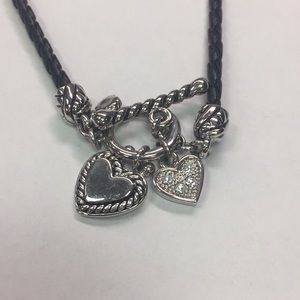 Lia Sophia Heart Toggle Necklace